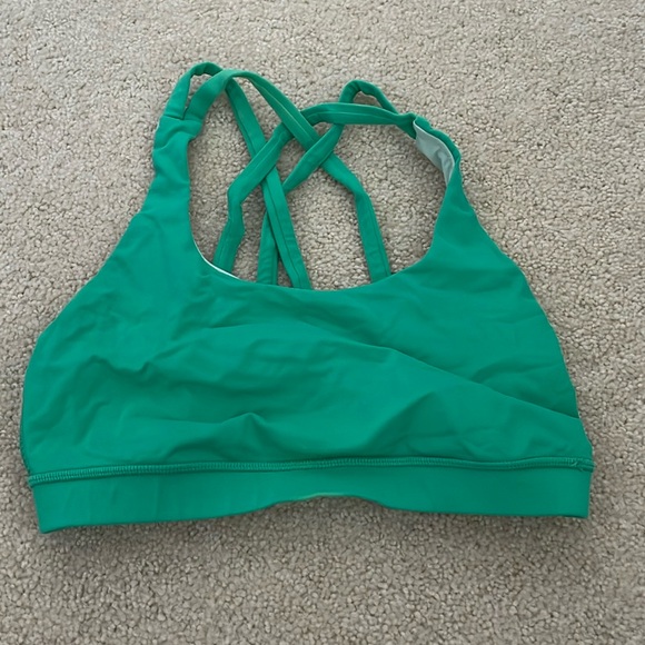 lululemon athletica Other - Lululemon Green Sports Bra size 6